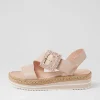 Atory Rose Leather Sandals