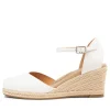 Autumn W White Leather Heels