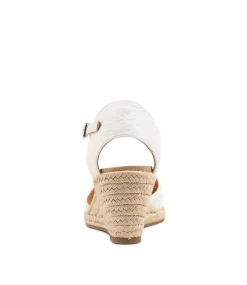 Autumn W White Leather Heels
