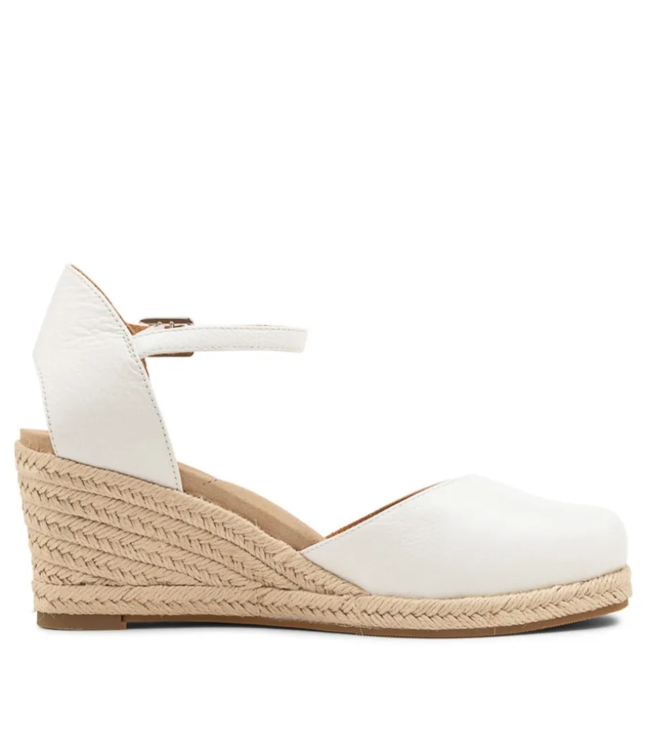 Autumn W White Leather Heels
