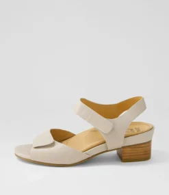 Ava Xw Almond Leather Sandals