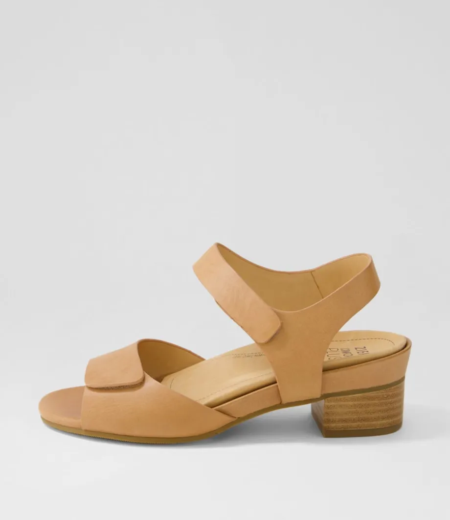 Ava Xw Cappuccino Leather Sandals