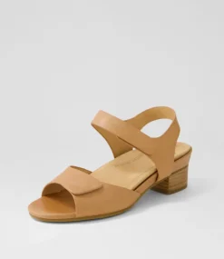 Ava Xw Cappuccino Leather Sandals
