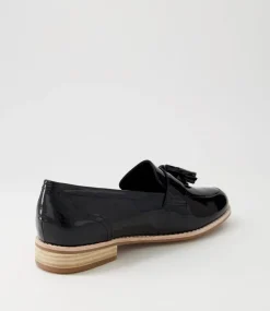 Aydin Black Patent Leather Loafers