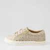 Ayleen W Almond Leather Sneakers