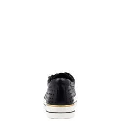 Ayleen W Black Leather Sneakers