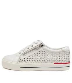 Ayleen W White Leather