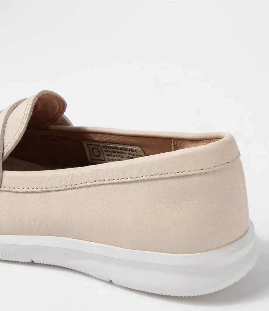 Ayva Washable Penny Vanilla Leather Loafers