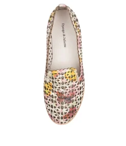 Ayvler White Multi Lea