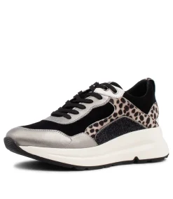Backsie Black Mix Suede Sneakers