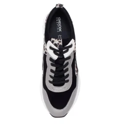 Backsie Black Mix Suede Sneakers