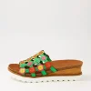 Badabing Spearmint Bright Multi Leather Mukes