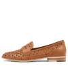 Balder Dark Tan Leather Loafers