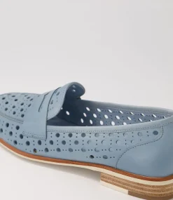 Balder Denim Leather Loafers