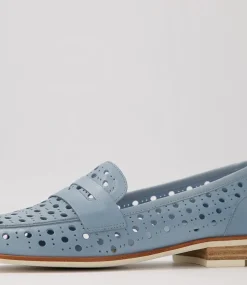 Balder Denim Leather Loafers