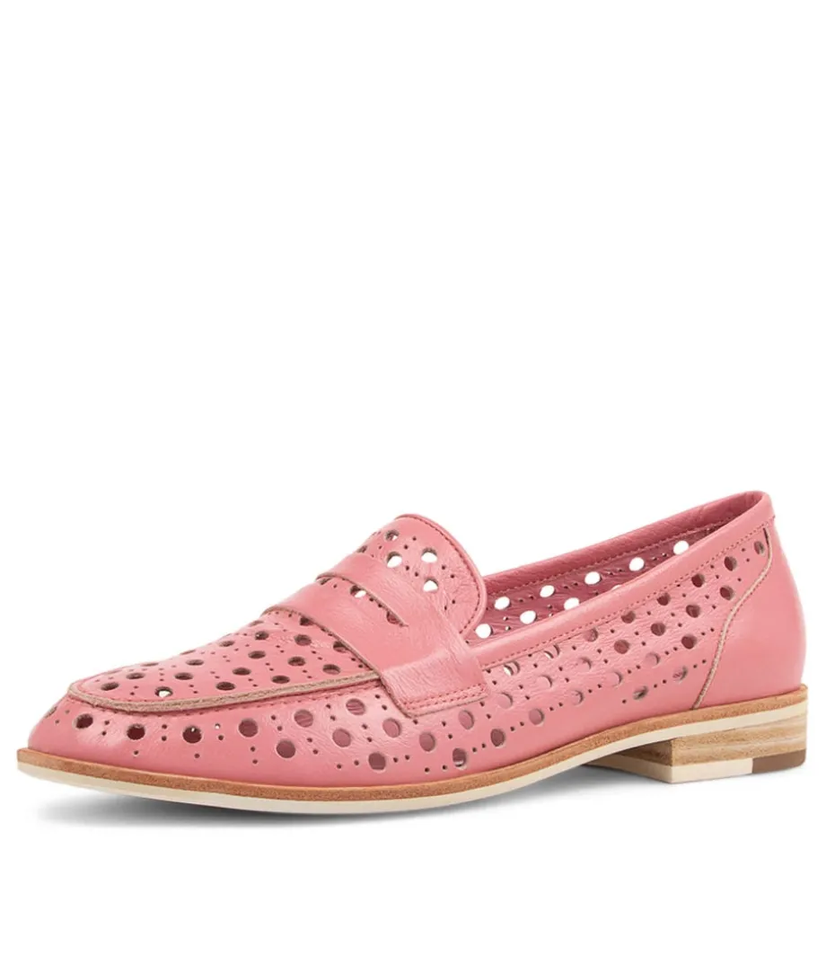 Balder Pretty Pink Leather Loafers