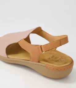 Balinto W Blush Tan Leather Sandals