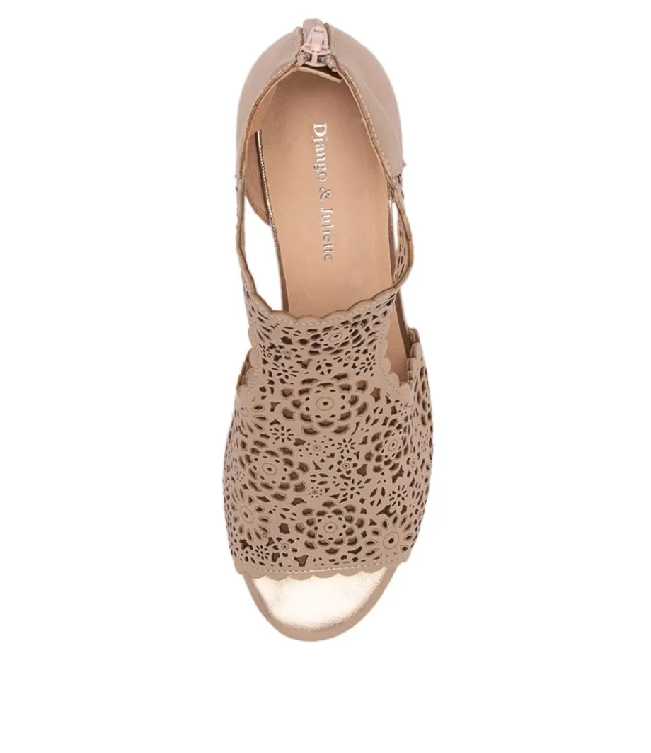 Bames Champagne Leather Sandals