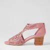 Bames Pretty Pink Leather Sandals