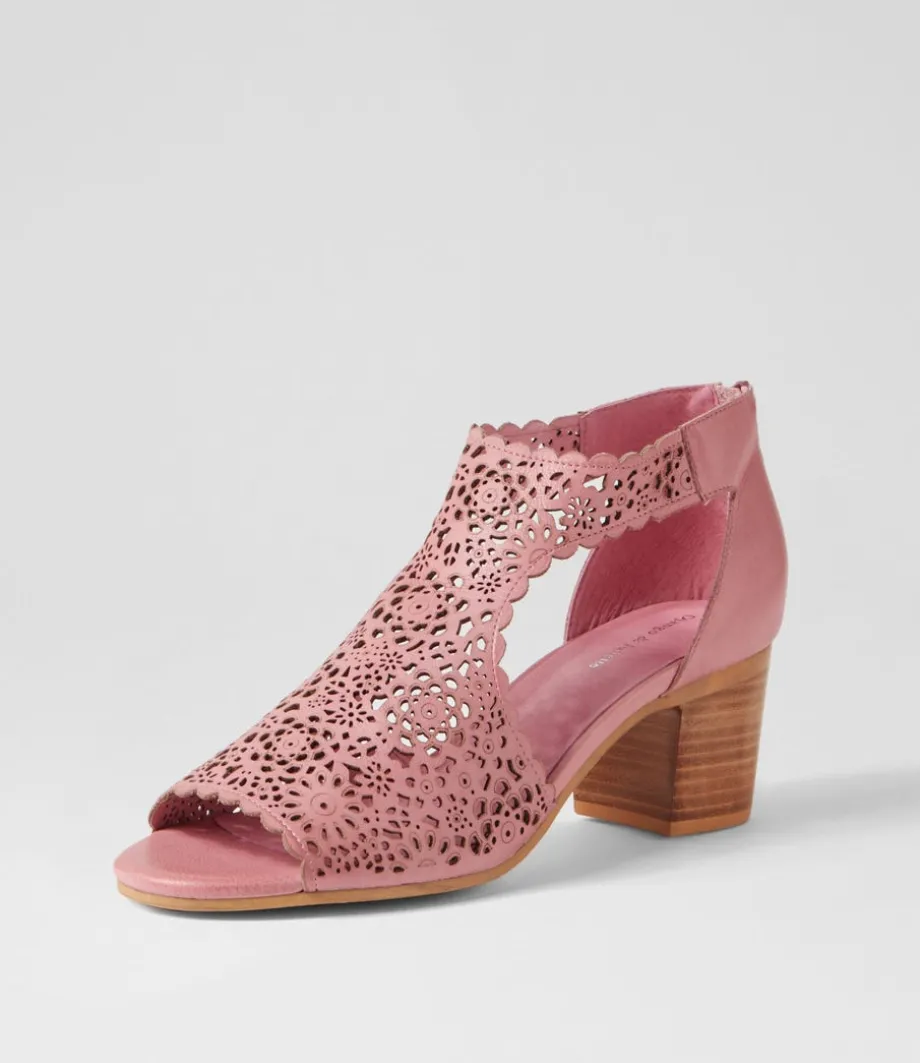 Bames Pretty Pink Leather Sandals