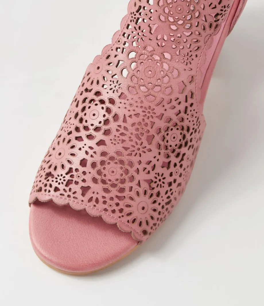 Bames Pretty Pink Leather Sandals