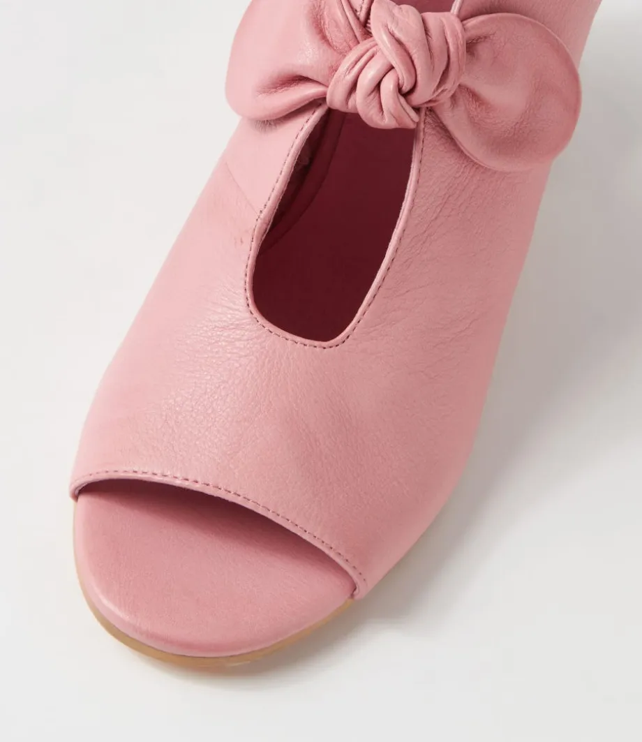 Banana Pretty Pink Leather Sandals