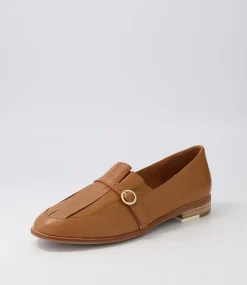 Banzos Dark Tan Leather Loafers