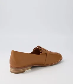 Banzos Dark Tan Leather Loafers
