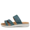 Barbra Xw Blue-White Lea