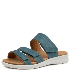 Barbra Xw Blue-White Lea