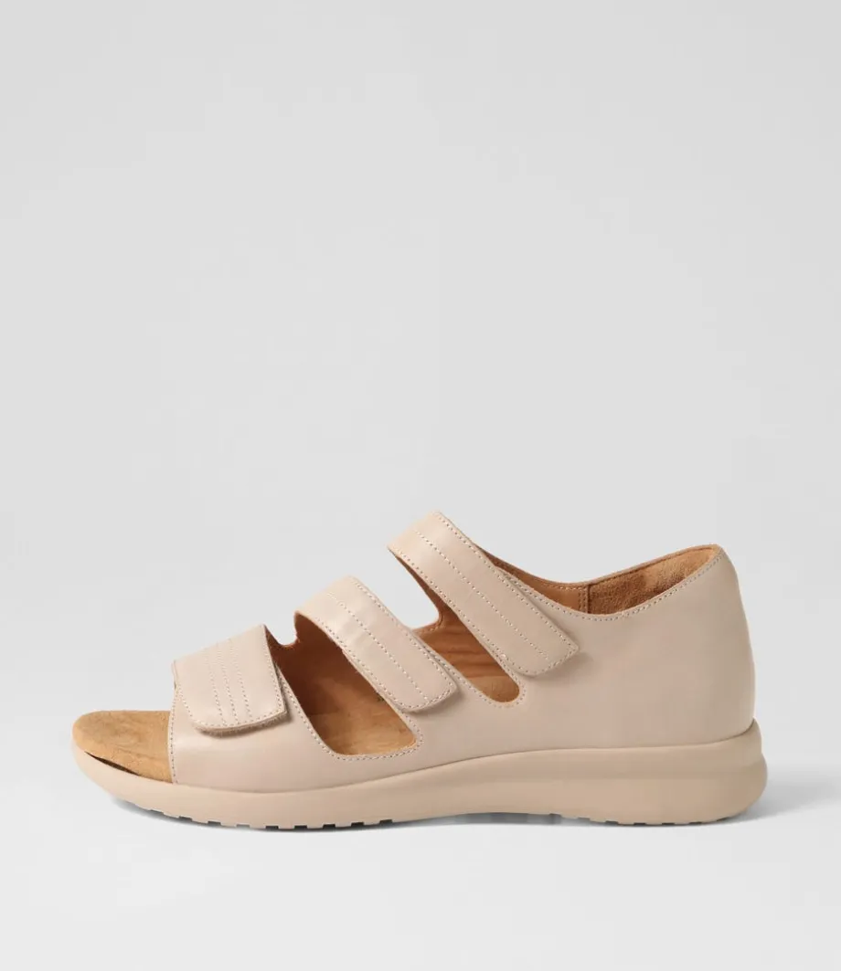 Bardot Xw Almond Leather Sandals