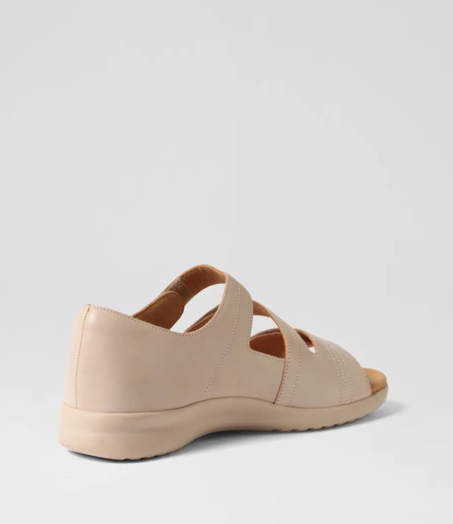 Bardot Xw Almond Leather Sandals