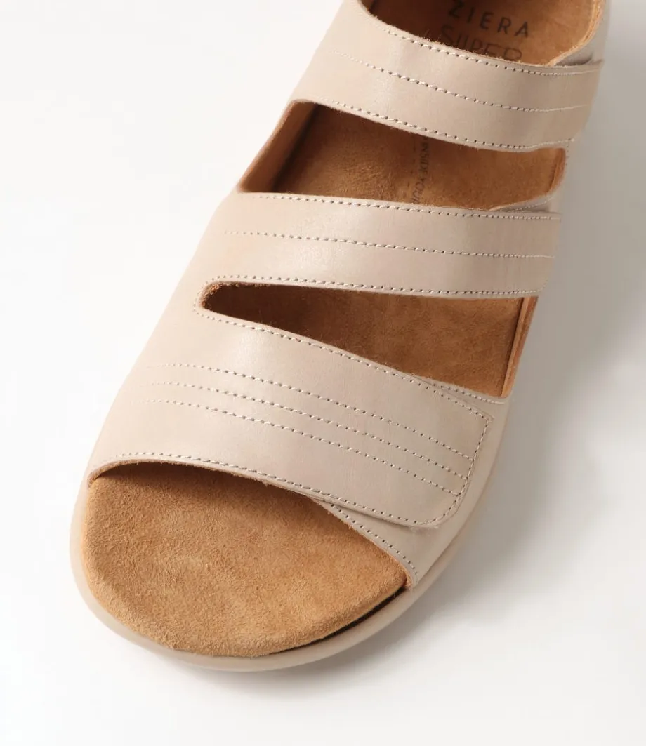 Bardot Xw Almond Leather Sandals