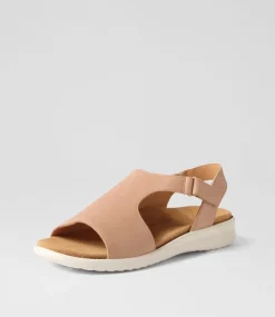 Basma Xw Cafe White Leather Sandals
