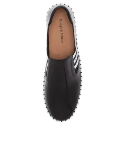 Becca Black White Patent Leather Sneakers
