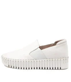 Becca Dj White Leather