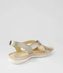 Bellmont W Metallic Multi Leather Sandals