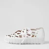 Bello White Leather Sneakers