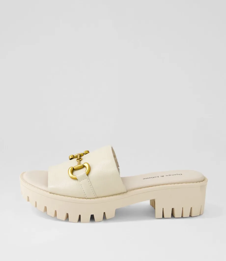 Belo Milk Leather Sandals