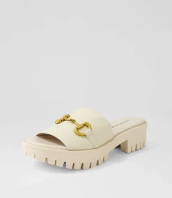 Belo Milk Leather Sandals