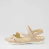 Belta W Nude Leather Sandals