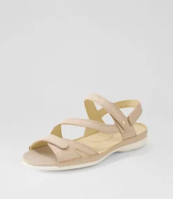 Belta W Nude Leather Sandals