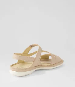 Belta W Nude Leather Sandals