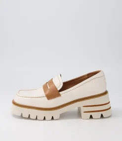 Beltomas Vanilla Box Tan Leather Heels