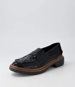 Benicio Black Patent Leather Loafers