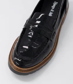 Benicio Black Patent Leather Loafers