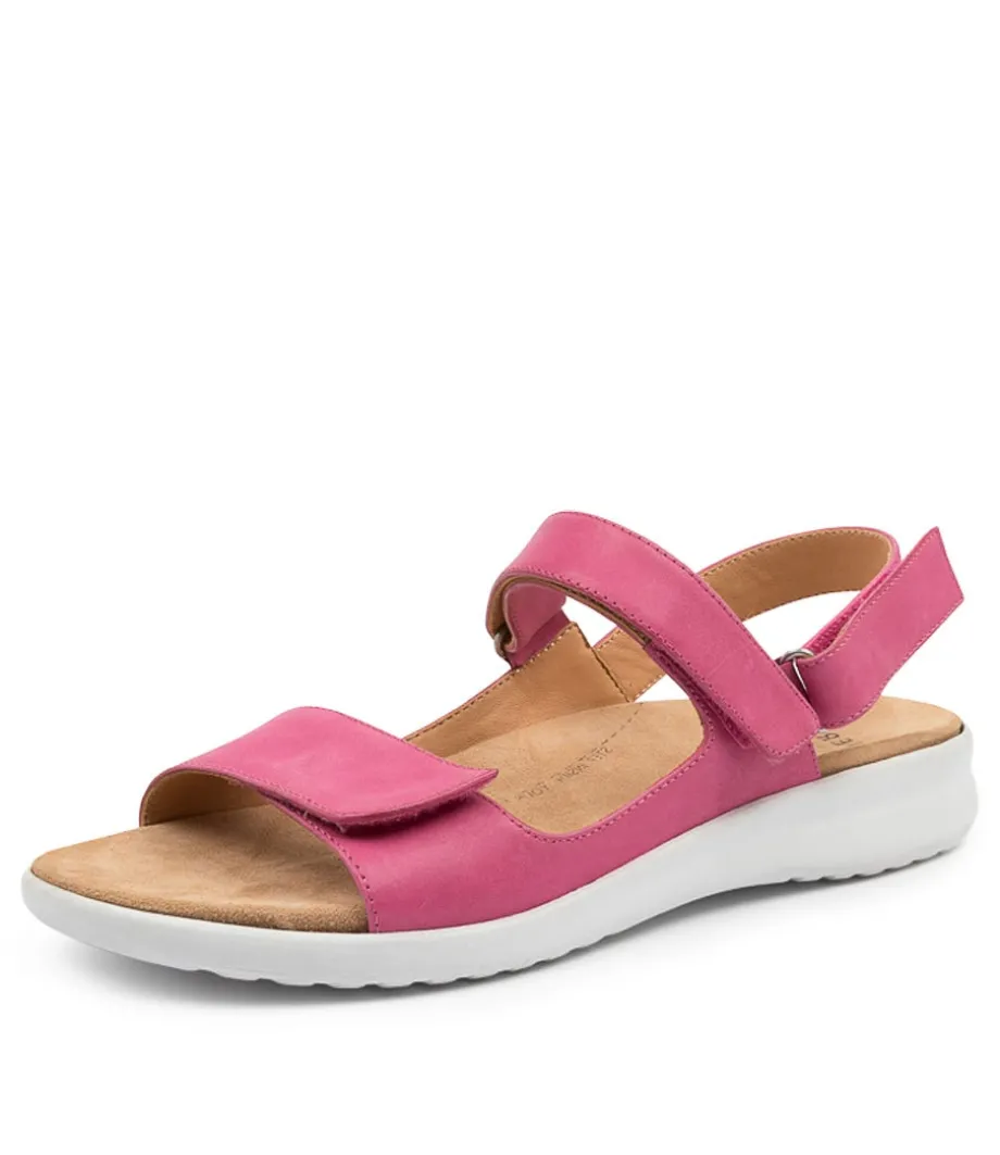 Benji Xw Fuchsia-Wht Leat