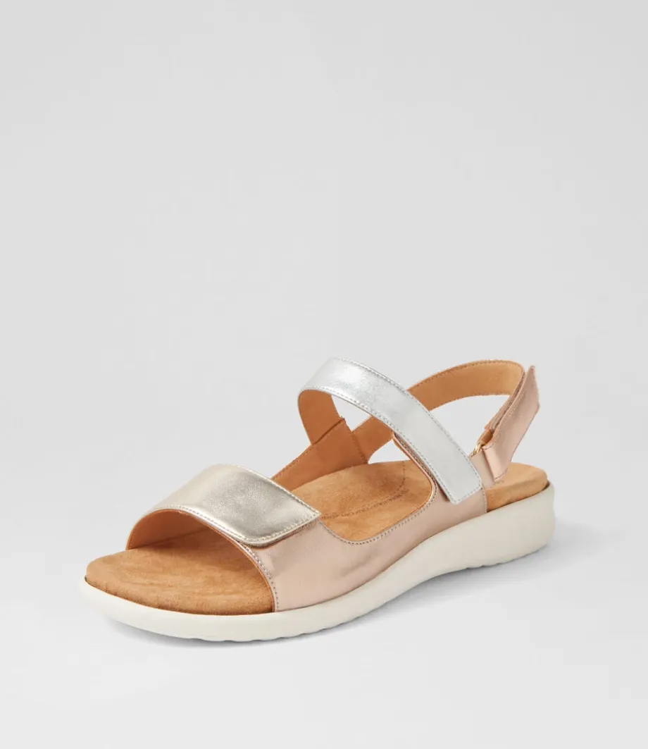 Benji Xw Metallic Multi Leather Sandals