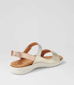 Benji Xw Metallic Multi Leather Sandals