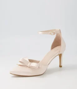 Benzals Nude Satin Heels
